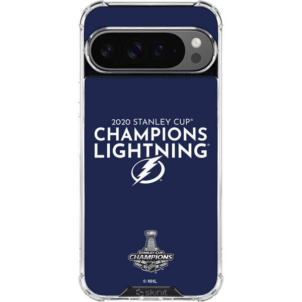 NHL 2020 Stanley Cup Champions Lightning Google Pixel 10 Pro Clear Case