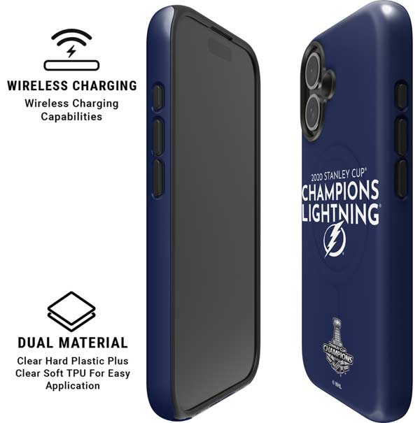 NHL 2020 Stanley Cup Champions Lightning iPhone 16 Plus Magsafe Impact Case