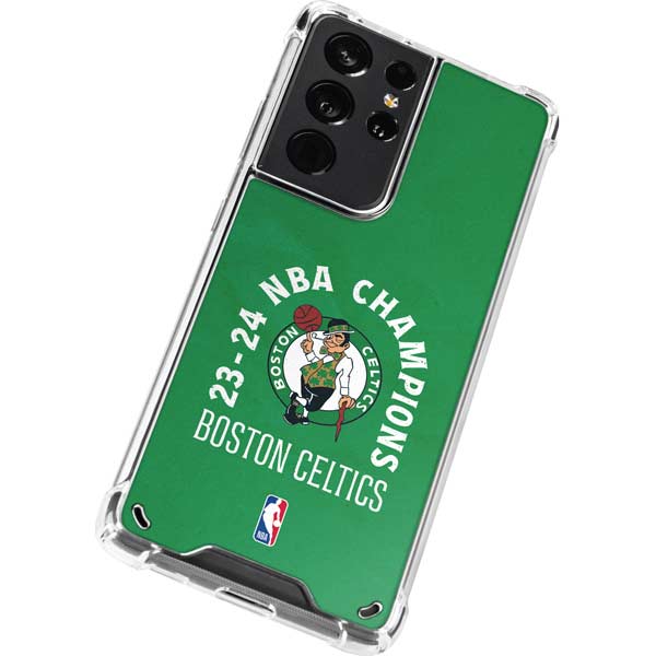 2024 NBA Champions Boston Celtics Galaxy S21 Ultra 5G Clear Case