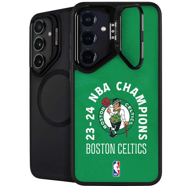 2024 NBA Champions Boston Celtics Galaxy S25 Plus Kickstand Case