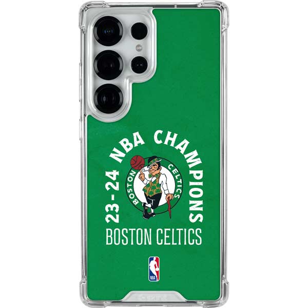 2024 NBA Champions Boston Celtics Galaxy S26 Ultra Clear Case