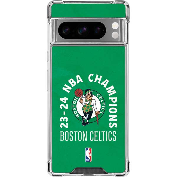 2024 NBA Champions Boston Celtics Google Pixel 8 Pro Clear Case