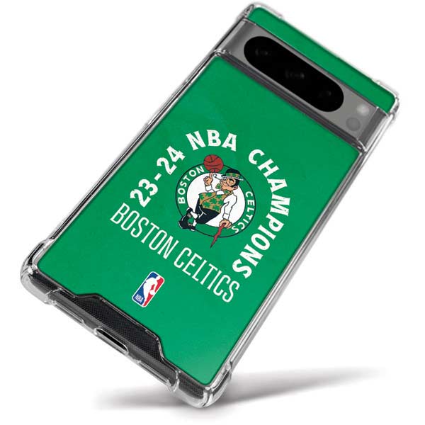 2024 NBA Champions Boston Celtics Google Pixel 8 Pro Clear Case