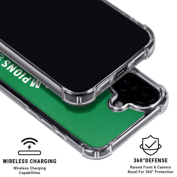 2024 NBA Champions Boston Celtics iPhone 16 Plus Clear Case