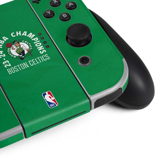 2024 NBA Champions Boston Celtics Nintendo Switch OLED (2021) Skin