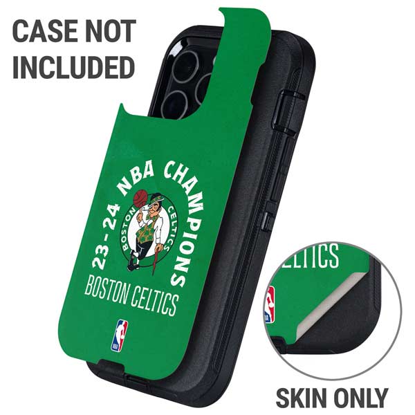 2024 NBA Champions Boston Celtics Otterbox Defender iPhone Skin