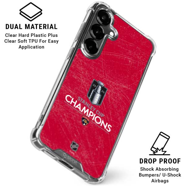 NHL 2024 Stanley Cup Champions Panthers Galaxy S26 Plus Clear Case