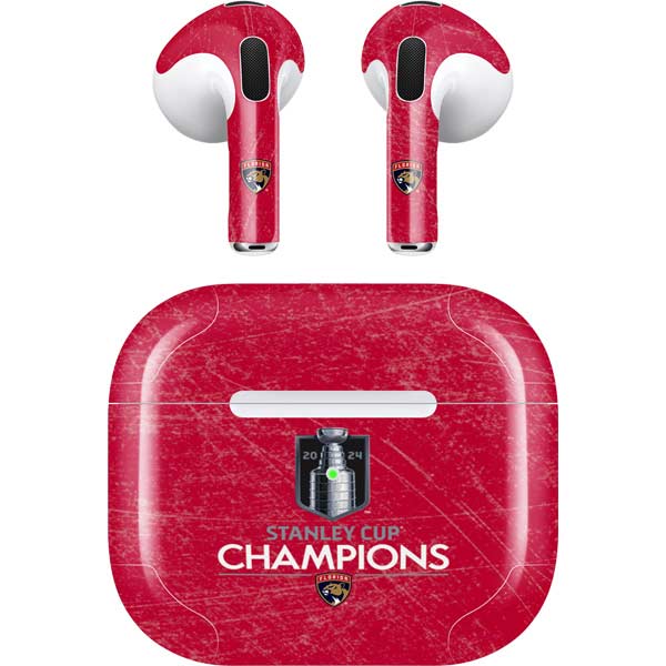 NHL 2024 Stanley Cup Champions Panthers Apple AirPods (3rd Gen 2021) Skin