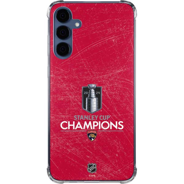 NHL 2024 Stanley Cup Champions Panthers Galaxy A35 5G Clear Case