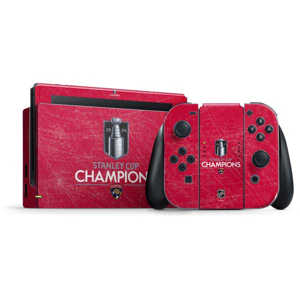 NHL 2024 Stanley Cup Champions Panthers Nintendo Switch Bundle Skin
