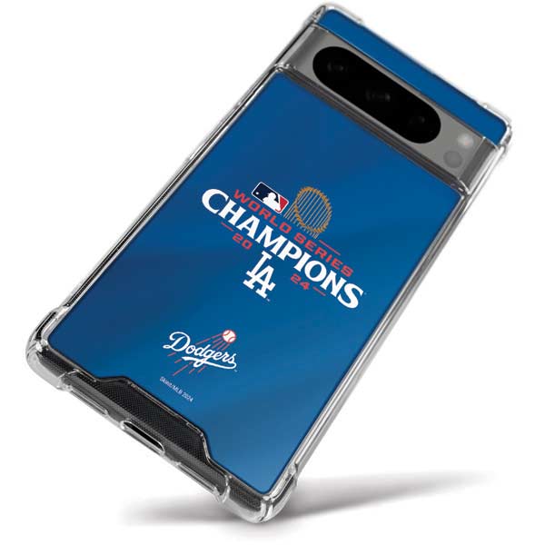 2024 World Series Champions Los Angeles Dodgers Google Pixel 8 Pro Clear Case
