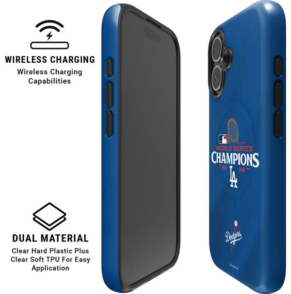 2024 World Series Champions Los Angeles Dodgers iPhone 16 Magsafe Impact Case