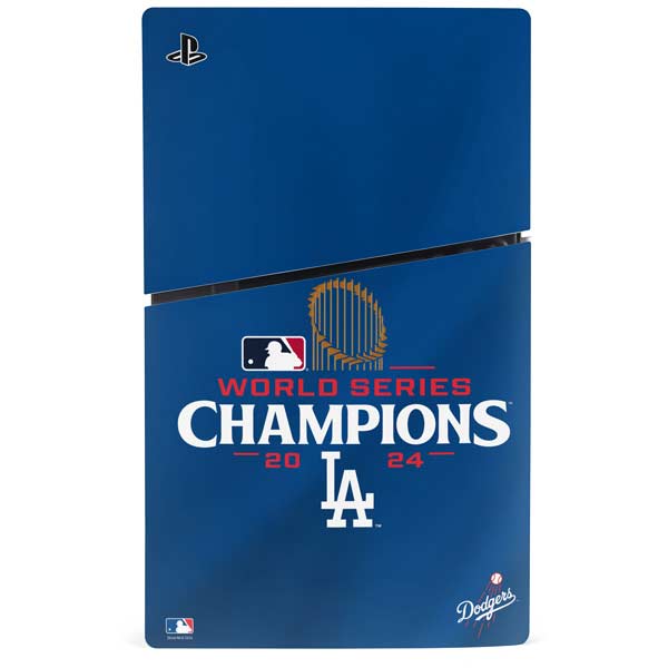 2024 World Series Champions Los Angeles Dodgers PS5 Slim Disk Bundle Skin