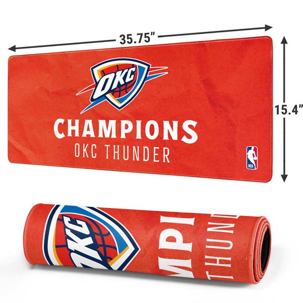 2025 NBA Champions Oklahoma City Thunder Gaming Mouse Pad