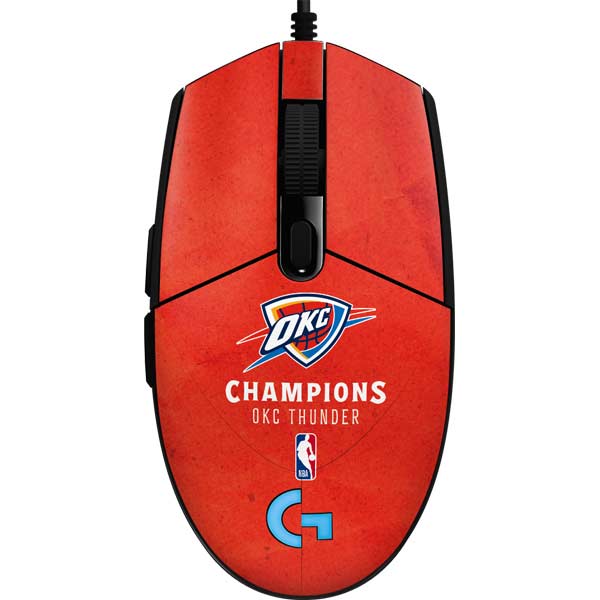 2025 NBA Champions Oklahoma City Thunder G203 Prodigy RGB Wired Gaming Mouse Skin