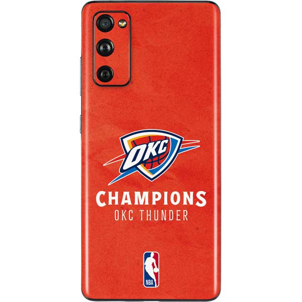 2025 NBA Champions Oklahoma City Thunder Galaxy S20 Fan Edition Skin