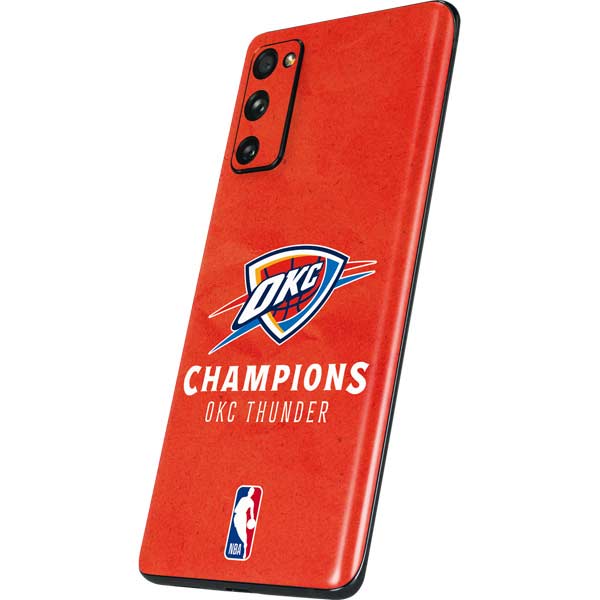 2025 NBA Champions Oklahoma City Thunder Galaxy S20 Fan Edition Skin