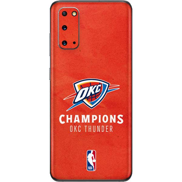 2025 NBA Champions Oklahoma City Thunder Galaxy S20 Skin
