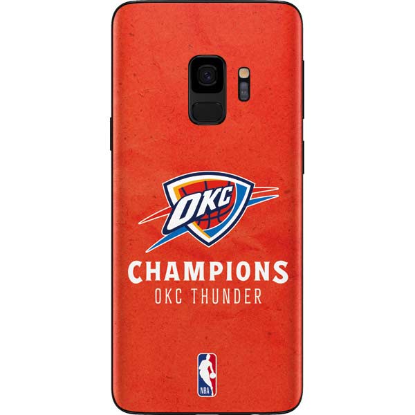 2025 NBA Champions Oklahoma City Thunder Galaxy S9 Skin