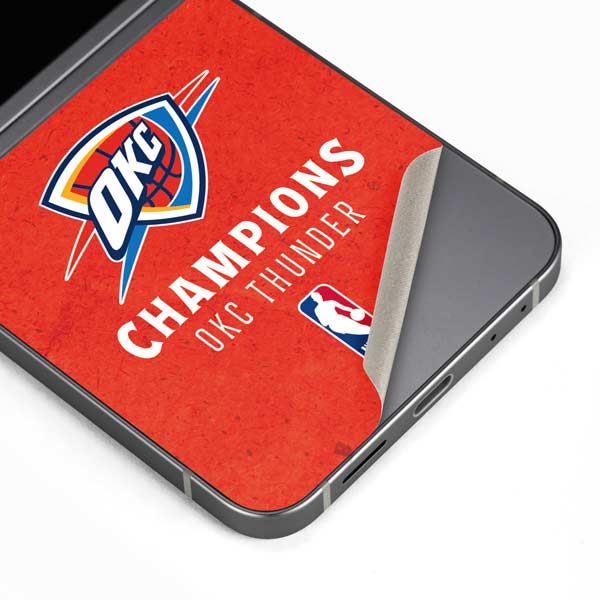 2025 NBA Champions Oklahoma City Thunder Galaxy Z Flip6 Skin