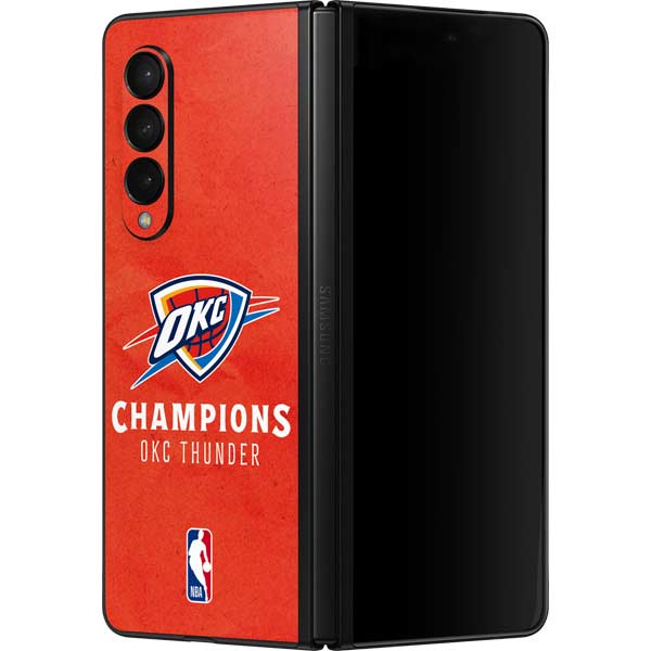 2025 NBA Champions Oklahoma City Thunder Galaxy Z Fold3 5G Skin