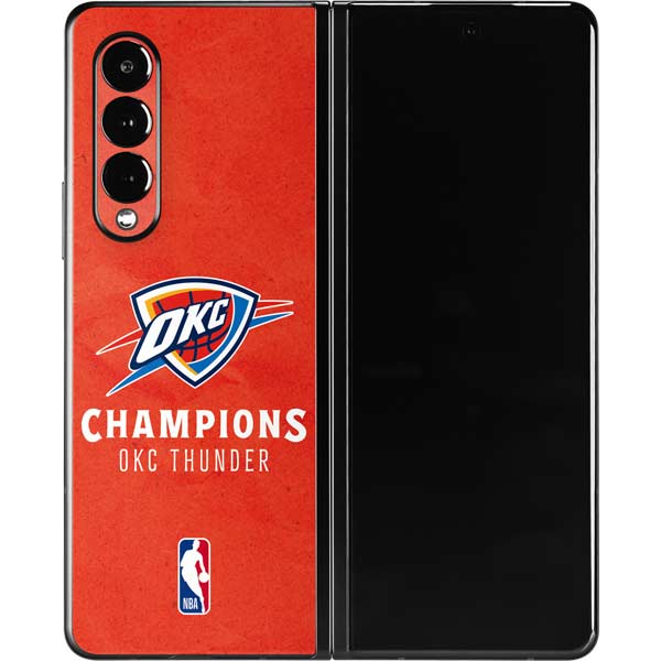 2025 NBA Champions Oklahoma City Thunder Galaxy Z Fold3 5G Skin