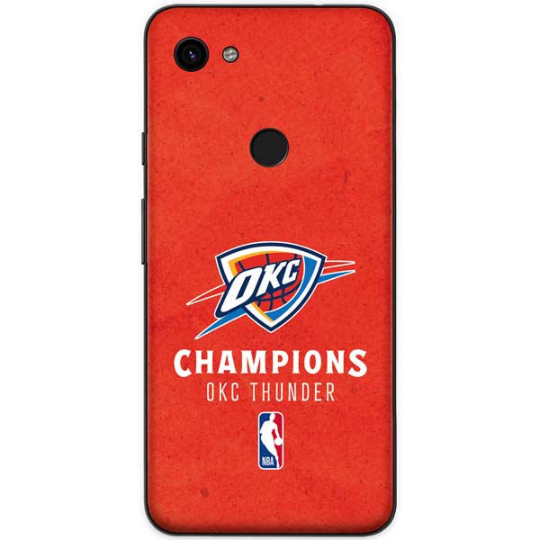 2025 NBA Champions Oklahoma City Thunder Google Pixel 3a Skin