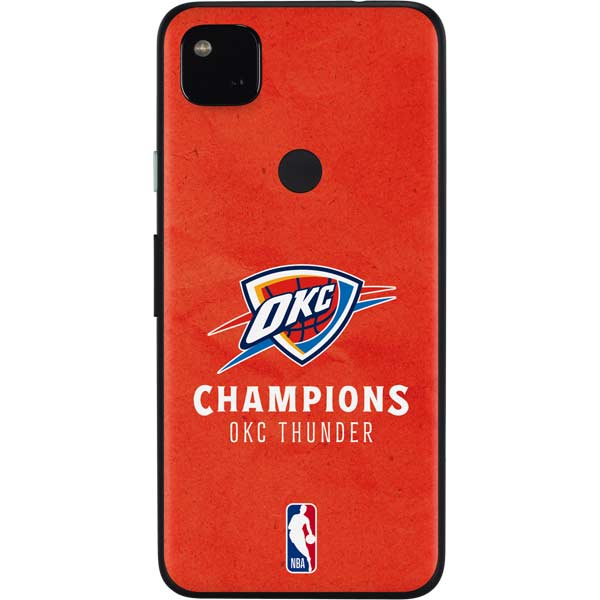 2025 NBA Champions Oklahoma City Thunder Google Pixel 4a Skin