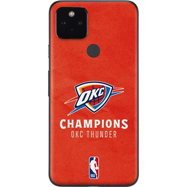 2025 NBA Champions Oklahoma City Thunder Google Pixel 5a Skin