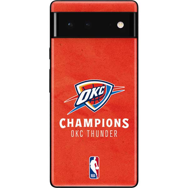 2025 NBA Champions Oklahoma City Thunder Google Pixel 6 Skin