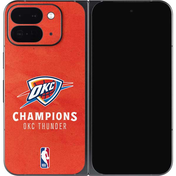 2025 NBA Champions Oklahoma City Thunder Google Pixel 9 Pro Fold Skin