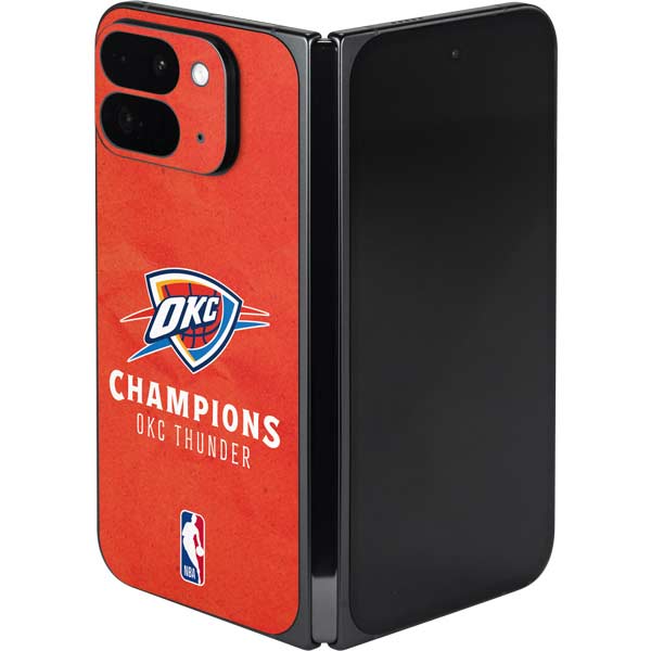2025 NBA Champions Oklahoma City Thunder Google Pixel 9 Pro Fold Skin
