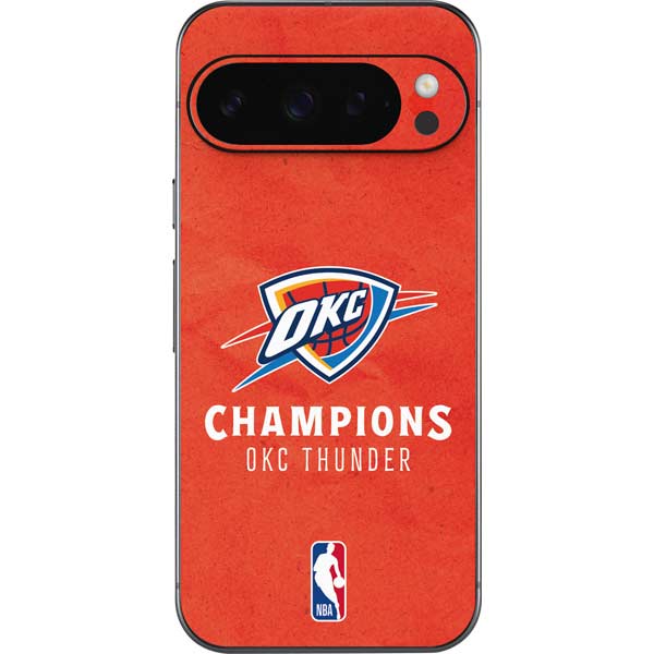 2025 NBA Champions Oklahoma City Thunder Google Pixel 9 Pro Skin