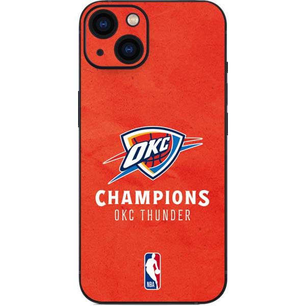 2025 NBA Champions Oklahoma City Thunder iPhone 14 Plus Skin