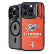 2025 NBA Champions Oklahoma City Thunder iPhone 14 Pro Kickstand Case