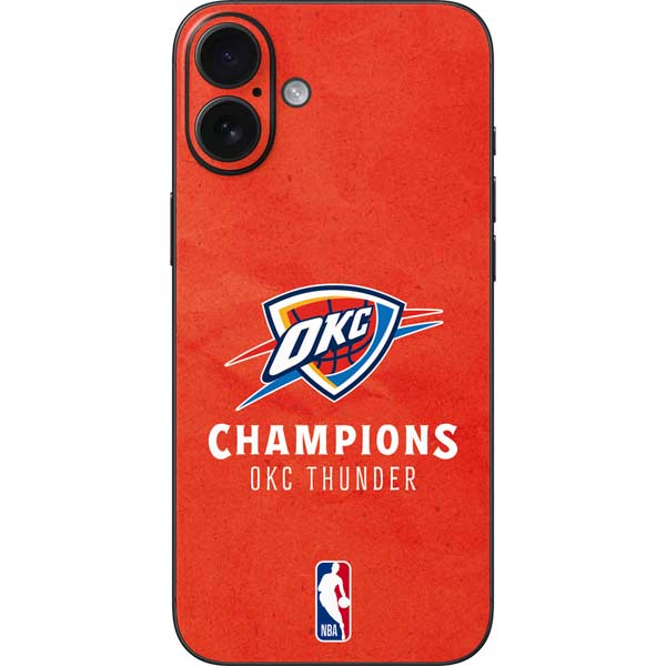 2025 NBA Champions Oklahoma City Thunder iPhone 16 Plus Skin