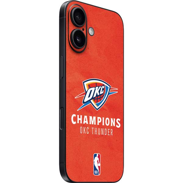 2025 NBA Champions Oklahoma City Thunder iPhone 16 Plus Skin