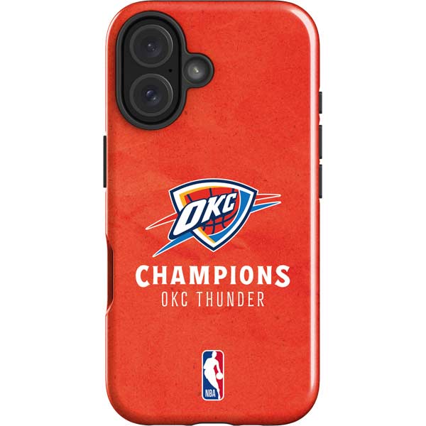2025 NBA Champions Oklahoma City Thunder iPhone 17 Impact Case