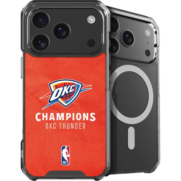 2025 NBA Champions Oklahoma City Thunder iPhone 17 Pro MagSafe Case
