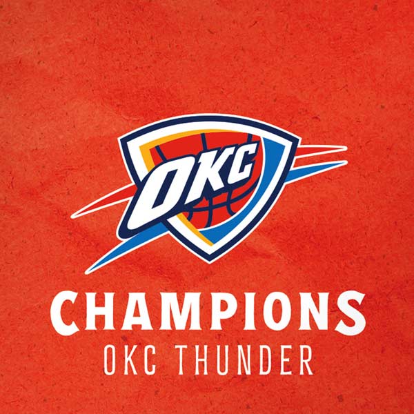 2025 NBA Champions Oklahoma City Thunder iPhone XS Pro Case