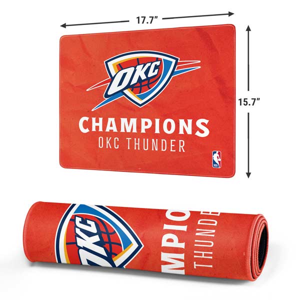 2025 NBA Champions Oklahoma City Thunder Gaming Mouse Pad
