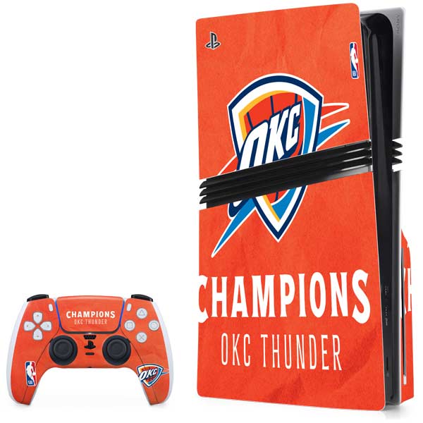 2025 NBA Champions Oklahoma City Thunder PlayStation PS5 Skins