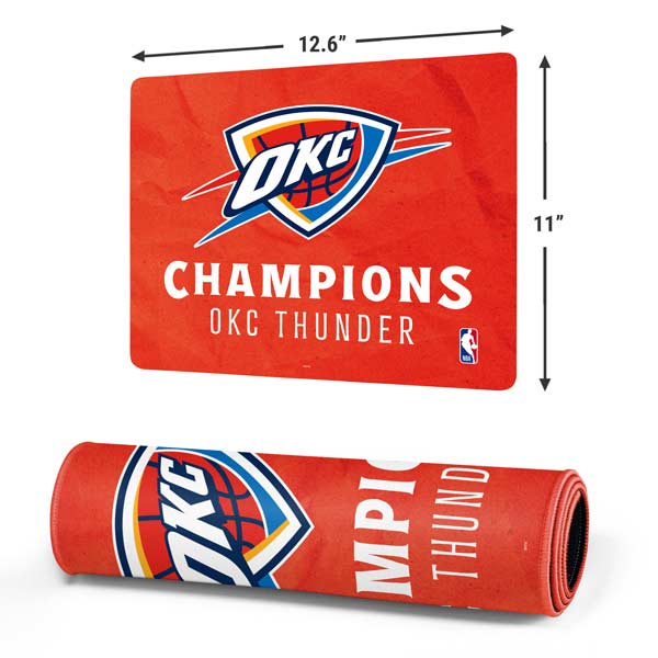 2025 NBA Champions Oklahoma City Thunder Gaming Mouse Pad