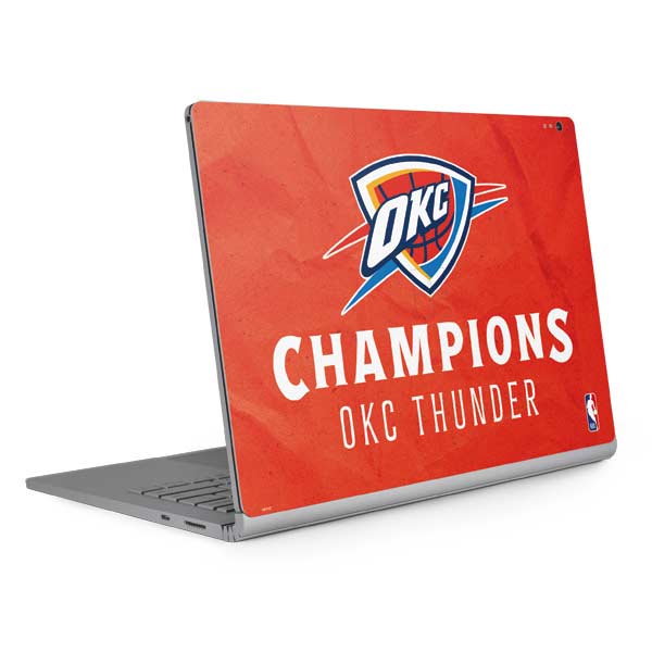 2025 NBA Champions Oklahoma City Thunder Surface Book 2 13.5in Skin