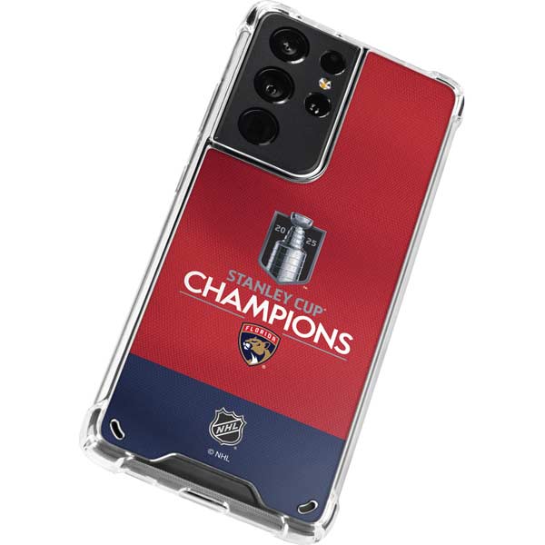 2025 Stanley Cup Champions Florida Panthers Galaxy S21 Ultra 5G Clear Case