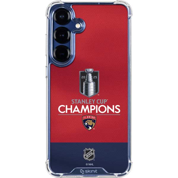 2025 Stanley Cup Champions Florida Panthers Galaxy S25 Plus Clear Case