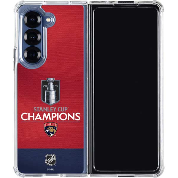 2025 Stanley Cup Champions Florida Panthers Galaxy Z Fold7 Clear Case