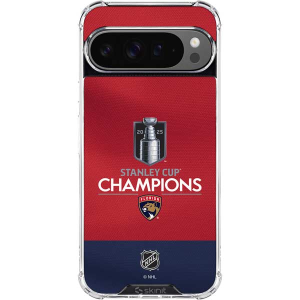 2025 Stanley Cup Champions Florida Panthers Google Pixel 10 Pro Clear Case
