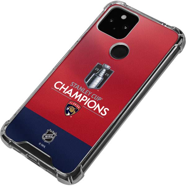 2025 Stanley Cup Champions Florida Panthers Google Pixel 4a 5G Clear Case