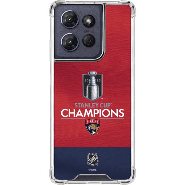 2025 Stanley Cup Champions Florida Panthers Moto G Power 5G (2025) Clear Case